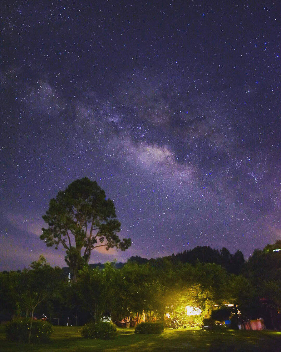 星空下露營區